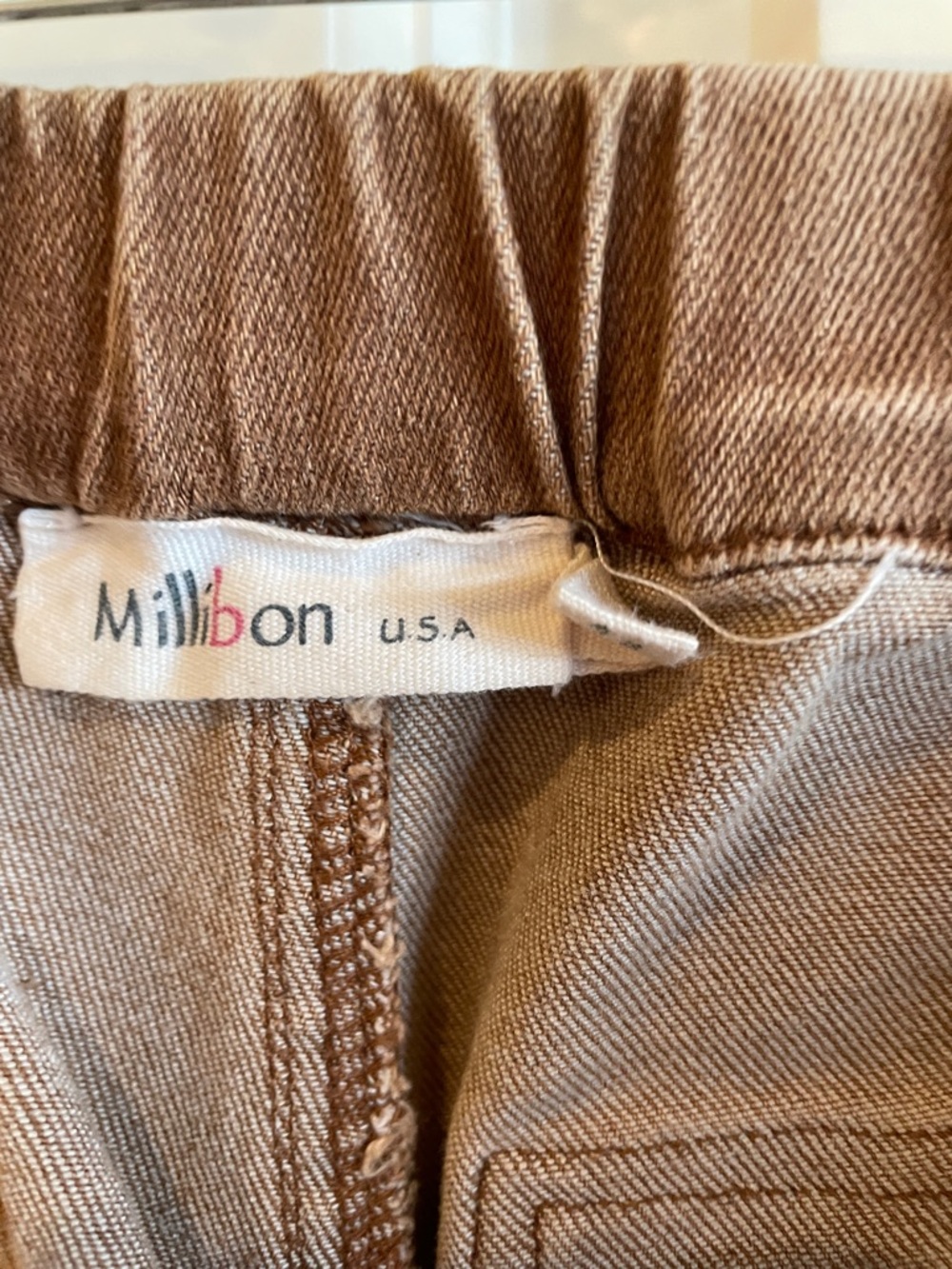 Millibon Rust-Brown High-Rise Wide Leg Pants - Picture 2 of 9